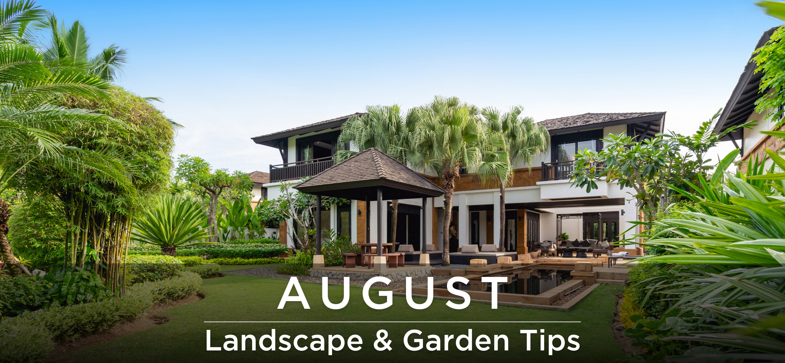 August Landscape & garden tips header
