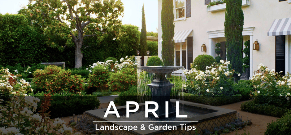 April landscape and garden tips header