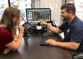 in-store-design, landscape design, moon valley nurseries, tree design