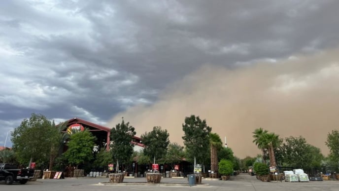 Monsoon Haboob in Arizona 6.2023